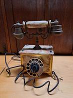 Antieke Telefoon Marmer Roodkoper, Antiek en Kunst, Ophalen of Verzenden