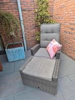 Heerlijk wicker standenstoel ligbed, Ophalen of Verzenden, Zo goed als nieuw, Wicker