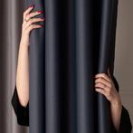 DONA Premium Verduisterend Gordijn met Ringen – 140 x 250 cm, 100 tot 150 cm, 200 cm of meer, Nieuw, Ophalen of Verzenden