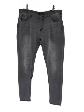 Fijne grijze RBLZ soft stretch spijkerbroek Zoe mt XL/42. beschikbaar voor biedingen