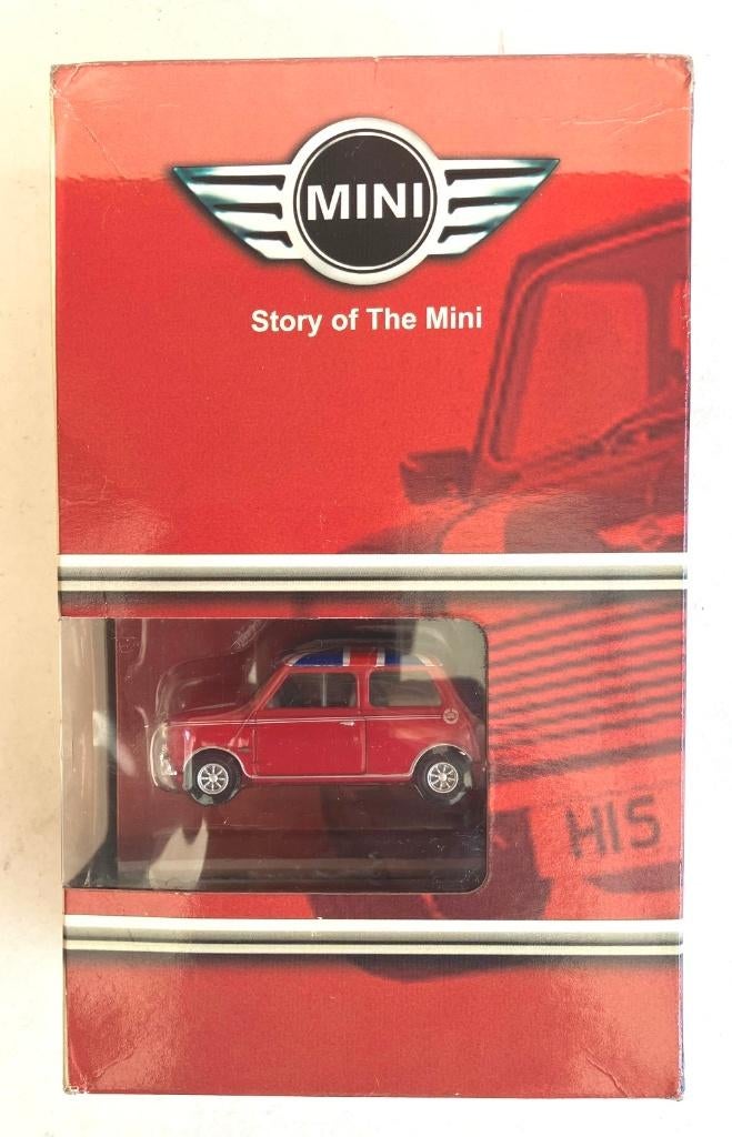 Mini Cooper Union Jack & Story Of The Mini Corgi., Ophalen of Verzenden, Zo goed als nieuw, Auto, Corgi