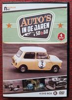 4-DVD box Auto's uit de jaren 50 en 60, Alle leeftijden, Ophalen of Verzenden, Zo goed als nieuw, Natuur