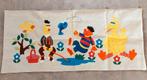 VINTAGE HANDGEMAAKT WANDKLEED BERT,ERNIE EN PINO VISSEN, Kinderen en Baby's, Kinderkamer | Inrichting en Decoratie, Verzenden