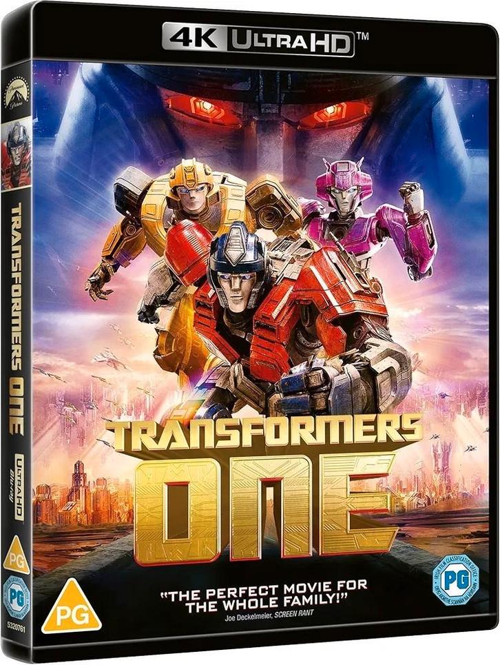 Transformers ONE 4K UHD/Ultra HD Blu-Ray UK NLO Geseald Slip, Cd's en Dvd's, Blu-ray, Nieuw in verpakking, Actie, Ophalen of Verzenden