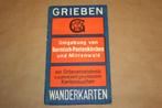Oude kaart - Garmisch-Partenkirchen & Mittenwald 1930 !!, Gelezen, Ophalen of Verzenden, Landkaart, 1800 tot 2000