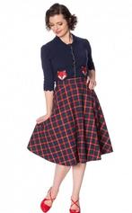 Partij Banned Collectif Hell Bunny Voodoo Vixen Hearts Roses, Ophalen of Verzenden, Nieuw, Maat 42/44 (L)