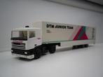Herpa DAF 95 trailer DTM Junior team racetrailer., Ophalen of Verzenden, Gebruikt, Bus of Vrachtwagen, Herpa