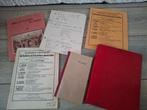 Vintage Franse school muziekschriften en wiskunde, Ophalen of Verzenden
