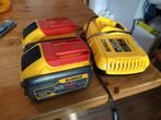 DeWalt accu's 18V 54V, 12Ah en snellader, Doe-het-zelf en Verbouw, Gereedschap | Handgereedschap, Ophalen of Verzenden, Zo goed als nieuw