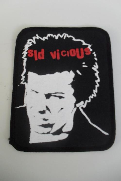 Sid Vicious sex pistols muziek rock patch kledingembleem, Verzamelen, Muziek, Artiesten en Beroemdheden, Nieuw, Kleding, Verzenden