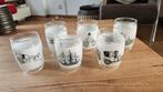 Vintage Limonadeglazen - Vervoer Thema, Ophalen, Glas of Glazen, Gebruikt, Glas