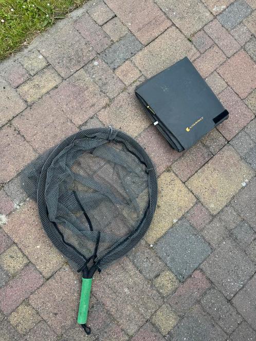 Gunki drijvend schepnet en onthaakmat, Watersport en Boten, Hengelsport | Algemeen, Gebruikt, Net of Fuik, Ophalen