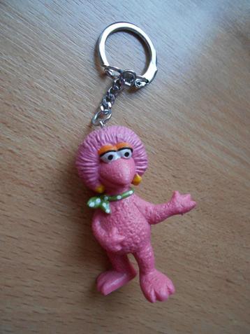 bullyland sleutelhanger roze poppetje Sesamstraat Muppet beschikbaar voor biedingen