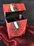 Wijnkistje van hout met afbeelding op canvas, Ophalen of Verzenden