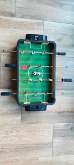 Compact 2 in 1 mini tafelvoetbal en air hockey tafelspel, Ophalen, Zo goed als nieuw