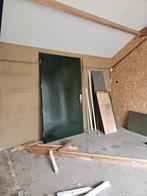 Grote deur,  schuurdeur 220 hoog 123 breedjn, Doe-het-zelf en Verbouw, 215 cm of meer, Garagedeur, Zo goed als nieuw, Hout