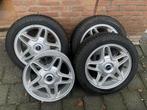 Mini velgen 16" (4x) + Dunlop winterbanden 195x65x16 (3x), Auto-onderdelen, Ophalen, Gebruikt, 16 inch, Banden en Velgen