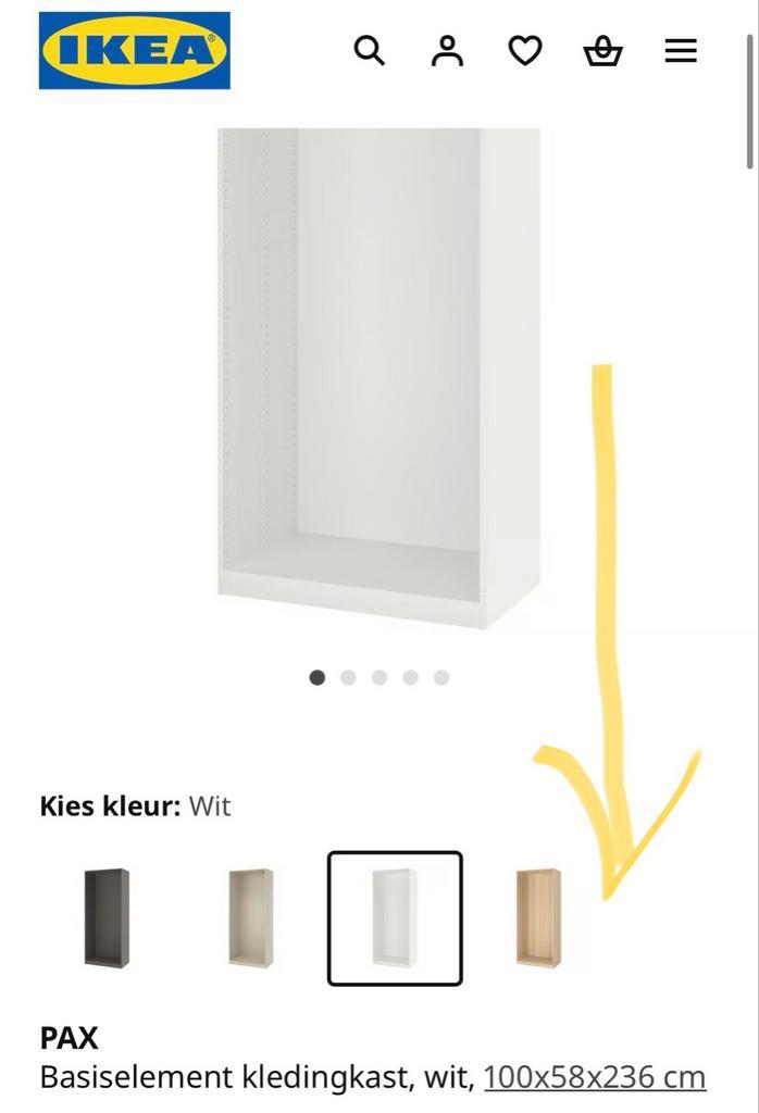 IKEA Pax Kast - Dubbele Breedte, Huis en Inrichting, Kasten | Kledingkasten, Nieuw, 200 cm of meer, 50 tot 75 cm, Met lade(s)