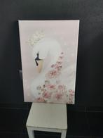 Canvas doek met zwaan, Ophalen