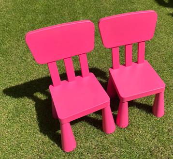 Roze kinderstoel mammut 2x beschikbaar voor biedingen