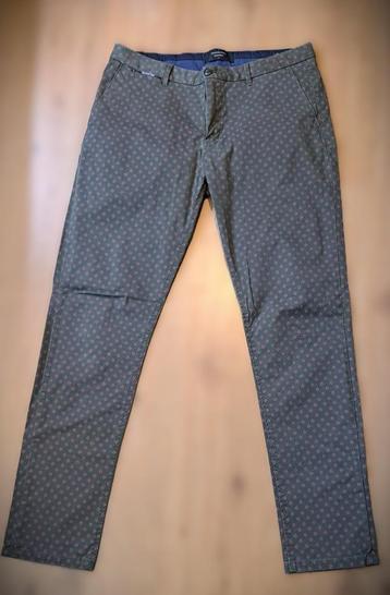 Mooie Scotch & Soda STUART broek maat W33/L32 Groen/figuur beschikbaar voor biedingen