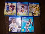 5 Fifa spellen: Fifa15, Fifa16, Fifa17, Fifa18, Fifa19 PS4, Spelcomputers en Games, Games | Sony PlayStation 4, Gebruikt, Eén computer
