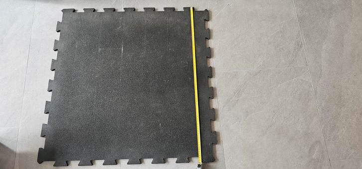 Sport / Fitness vloer (puzzelmat rubber), Sport en Fitness, Fitnessmaterialen, Zo goed als nieuw, Ophalen