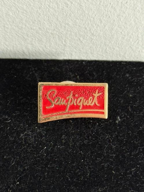 Saupiguet Vintage Pin, Verzamelen, Speldjes, Pins en Buttons, Gebruikt, Speldje of Pin, Merk, Ophalen of Verzenden