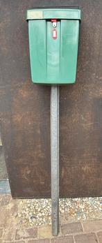 PTT brievenbus (orgineel) met paal en slot (Friso Kramer), Tuin en Terras, Brievenbussen, Ophalen of Verzenden, Gebruikt, Kunststof