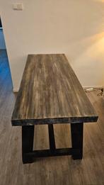 Houten tafel - demontabel, Ophalen, Gebruikt, 50 tot 100 cm, Vijf personen of meer