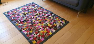 Multipattern real leather tapis beschikbaar voor biedingen