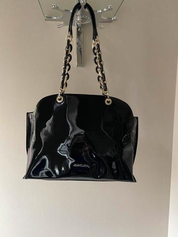 Nieuwe zwarte laklederen tas van Marccain beschikbaar voor biedingen