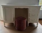 Queen Ann/anne stevig wit meisjes bureau kaptafel brocant, Gebruikt, 100 tot 150 cm, Ophalen of Verzenden, Queen Ann / Anne