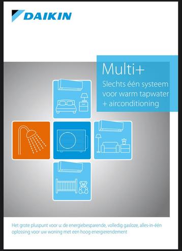 Daikin Multi + plus 4MWXM52A voor 3 binnendelen + tapwater  beschikbaar voor biedingen
