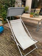 Capri beach stoelen 2 stuks., Tuin en Terras, Gebruikt, Ophalen, Aluminium, Verstelbaar
