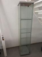 Glazen vitrine kast, Zo goed als nieuw, 150 tot 200 cm, 25 tot 50 cm, 50 tot 100 cm