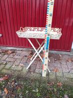 TUINTAFEL Opklapbaar  Metaal Curiosa 55 x 40 cm, Ophalen of Verzenden, Gebruikt, Rechthoekig, Metaal