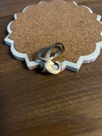 Zilveren broche, letter C, Ophalen of Verzenden, Zo goed als nieuw, Zilver