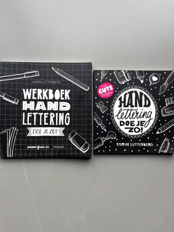 Handlettering Werkboek en handboek Karin Luttenberg beschikbaar voor biedingen