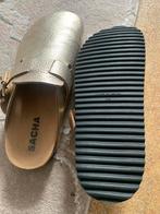 Muiltjes goud Sacha maat 38 echt leer slippers, Verzenden, Beige, Nieuw, Sandalen of Muiltjes