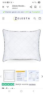 2x Zelesta WonderPillow 60x70 - Memory Foam, Ophalen of Verzenden, Nieuw, Wit, Rechthoekig