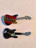 Kiss glamrock rock pop artiest vintage gitaar badge speld, Verzamelen, Ophalen of Verzenden, Gebruikt