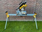 DeWalt D27112 Afkortzaag / Schulpzaag + Onderstel & Bladen, Doe-het-zelf en Verbouw, Gereedschap | Zaagmachines, Ophalen, Gebruikt