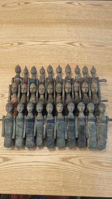 Antiek Indiaas Poppenspel - Dorpsverteller beschikbaar voor biedingen