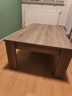 Donkerbruine salontafel, Huis en Inrichting, Tafels | Salontafels, Ophalen, 100 tot 150 cm, 50 tot 100 cm, Zo goed als nieuw