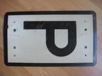 NS oud seinpaal bord met letter P, Ophalen of Verzenden, Gebruikt, Trein, Overige typen