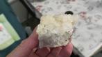 RS05 Kwarts op Fluoriet Fontsante Frankrijk mineralen collec, Ophalen of Verzenden, Mineraal
