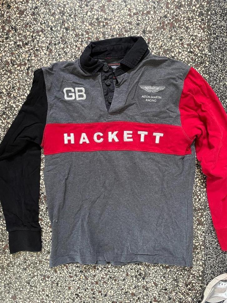 Hackett London trui Formule 1 rugby polo, Kleding | Heren, Truien en Vesten, Zo goed als nieuw, Maat 48/50 (M), Overige kleuren