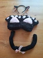 Kat Kostuum Set - Oren, Staart & Pootjes, Carnaval, Ophalen of Verzenden, Zo goed als nieuw, Accessoires