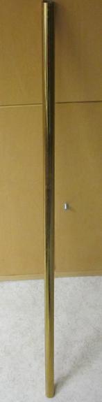 Te Koop: Een goudkleurige gordijnroede, ZGAN. , Ophalen, Minder dan 50 cm, Overige kleuren, 100 tot 150 cm